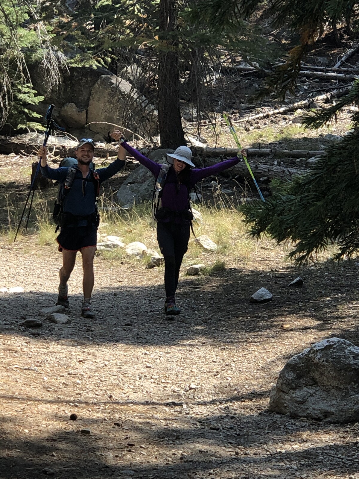 After the hike